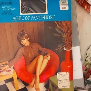 Agilon vintage pantyhose XL Navy